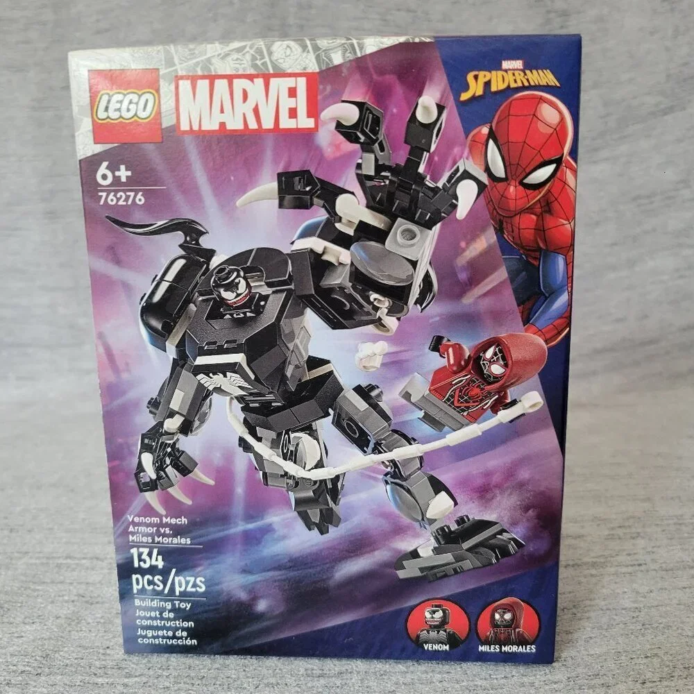 LEGO Marvel 76276 Venom Mech Armor vs. Miles Morales